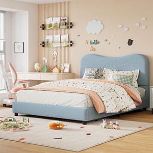 colorful kids bedroom dopamine decor pastel bed playful interior design cozy space