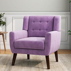 purple accent chair modern dopamine decor cozy armchair colorful living room furniture